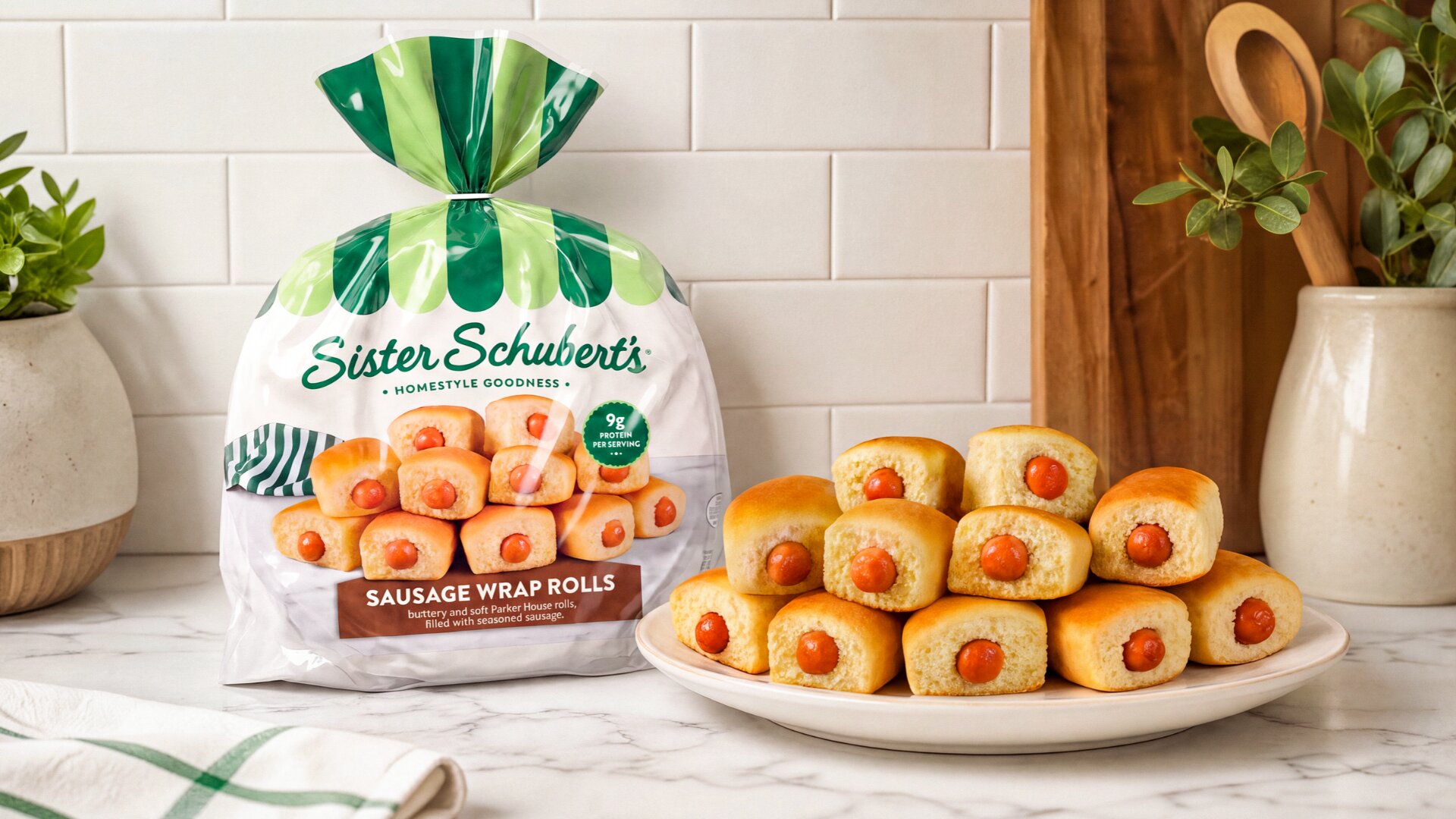 Sister Schubert's Sausage Wrap Rolls