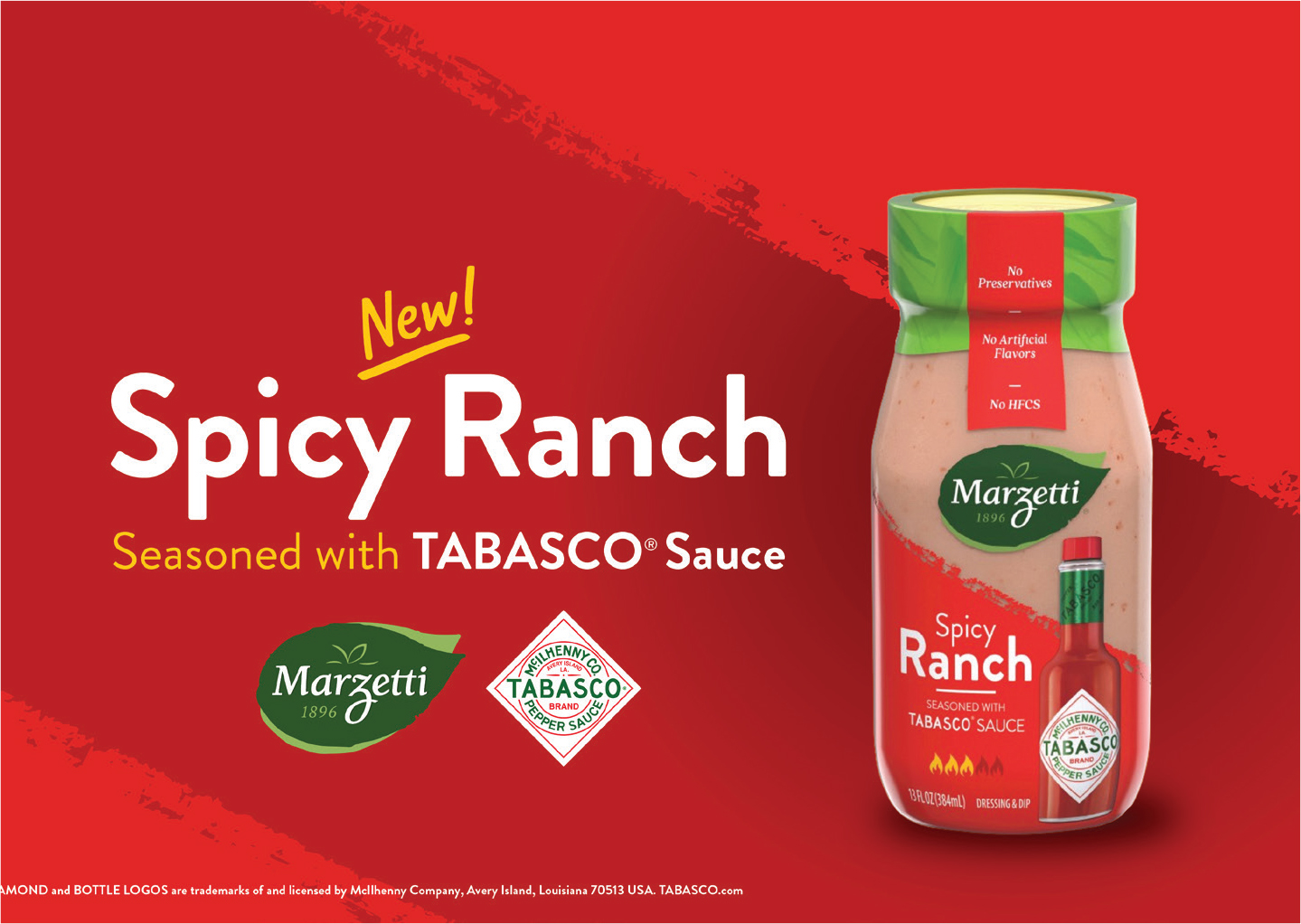 Marzetti and TABASCO Brand Unite to Unleash the Ultimate Spicy Ranch ...